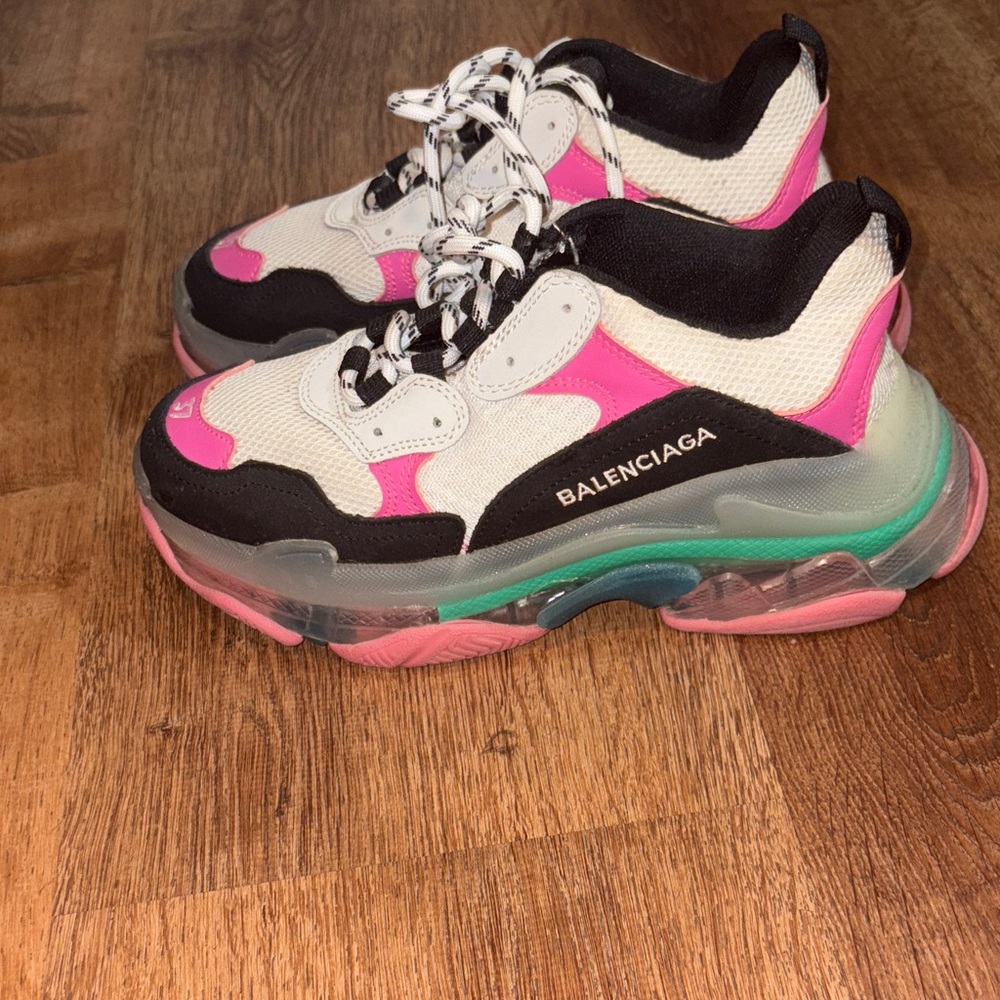 Balenciaga Sneakers - Pink, Black, and White
